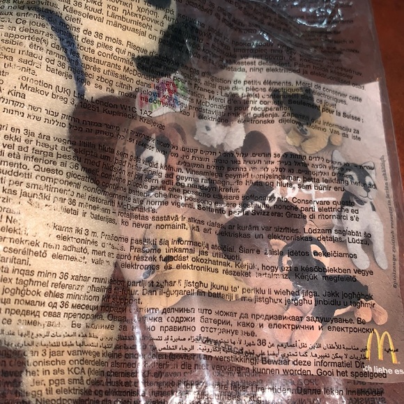 NWT Nintendogs plush Happy Meal toy from Europe - Picture 2 of 3